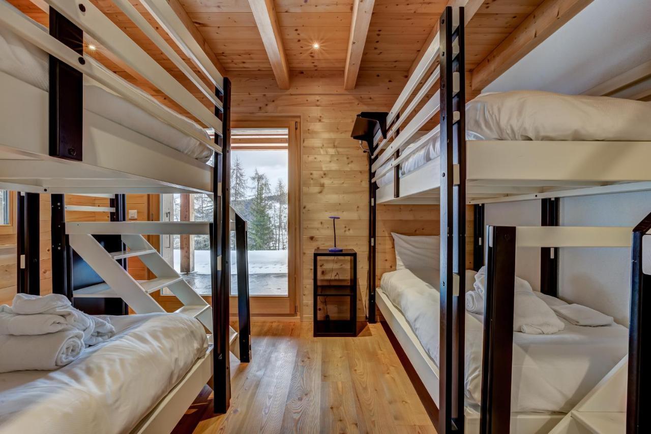 Chalet Flocon De Neige - Jacuzzi - Sauna La Tzoumaz Exterior foto
